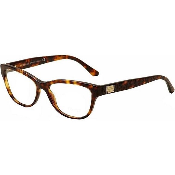 VERSACE Eyeglasses VE3204-879-53 Size 53/15/cateye BRAND NEW W CASE